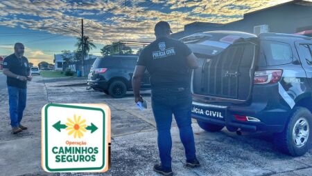 Homem foi preso durante a operação
