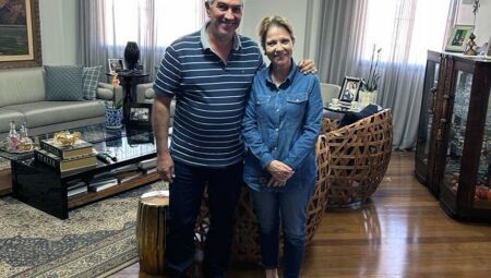 A aliançacom o líder do PSDB-MS, Reinaldo Azambuja e Tereza Cristina foi selada nas eleições de 2022