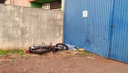 Motociclista morreu instantes depois do acidente