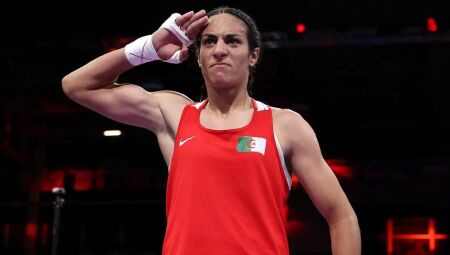 Imane Khelif, da Argélia, foi campeã olímpica em Paris  