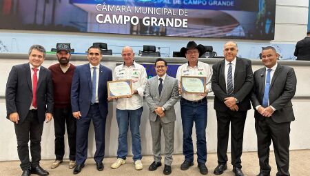 Dirigentes da Fórmula Truck são homenageados na Câmara de Campo Grande