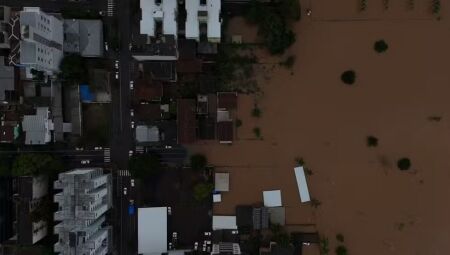 Inundação do Rio Taquari na quarta-feira (18)
