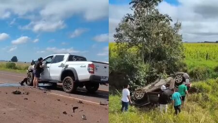 Acidente grave mata uma pessoa na BR-463, entre Dourados e Ponta Porã