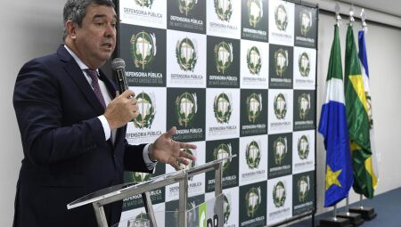Riedel durante abertura da 99ª Reunião Ordinária do Colégio Nacional das Defensoras e Defensores Públicos-Gerais