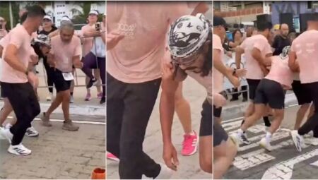 Bell Marques passa mal durante corrida em Fortaleza; cantor diz que está bem