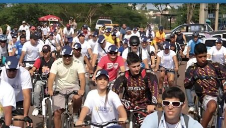 1&ordm; Passeio Ciclístico pela Paz no Trânsito 