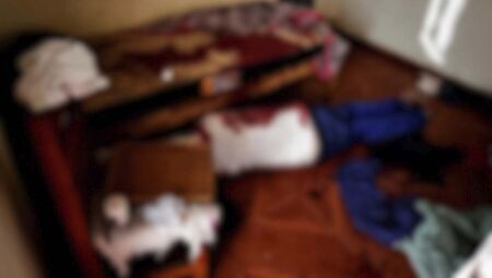 Local onde a vítima foi morta