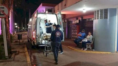 Vítima foi transferida para Dourados