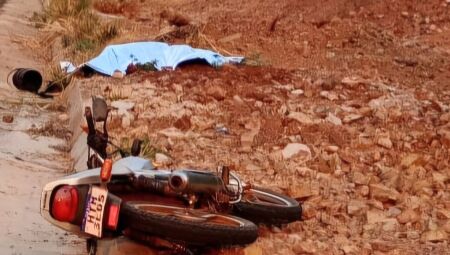 Acidente aconteceu numa estrada próxima a BR-060