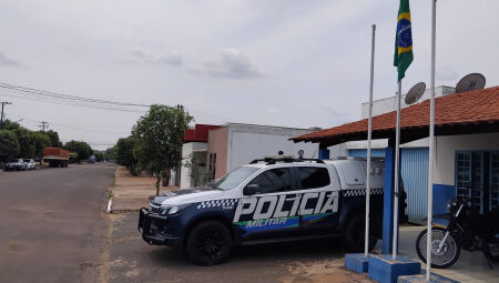 Base da Polícia Militar em São Gabriel do Oeste