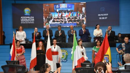 Sérgio Longen recebe Comenda do Mérito Legislativo das Nações Amigas de MS