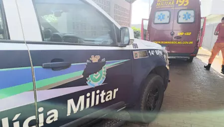 A vítima chegou a ser socorrida, mas não resistiu aos ferimentos 