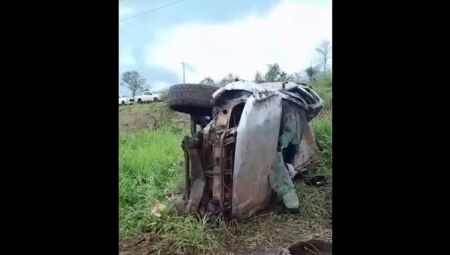 Acidente aconteceu em uma rodovia do Paraguai