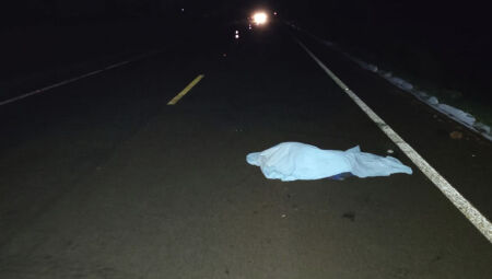 Vítima não sobreviveu ao atropelamento