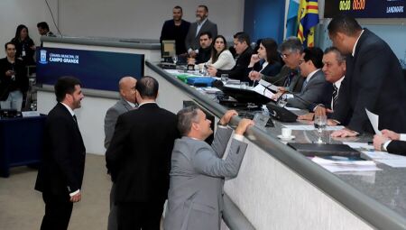 Sessão plenária da Câmara Municipal de CG