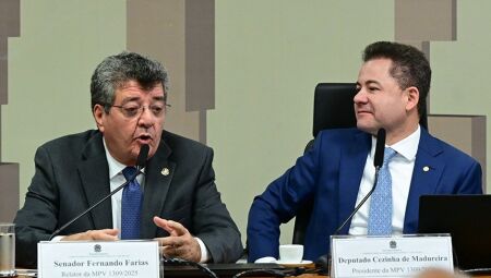 O senador Fernando Farias é relator e o deputado Cezinha de Madureira, presidente da comissão mista  