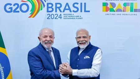 Presidente Lula e o primeiro-ministro indiano, Narendra Modi