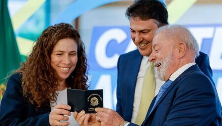 Presidente Luiz Inácio Lula da Silva durante evento no qual sancionou a CNDB