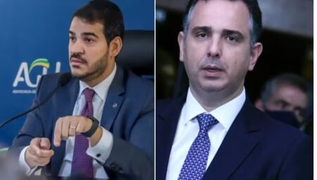 Jorge Messias e Rodrigo Pacheco