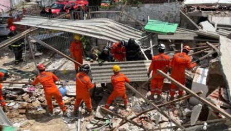 Explosão em Olinda deixa duas pessoas mortas e crianças feridas