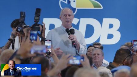 Filiação de Ciro Gomes foi transmitida ao vivo