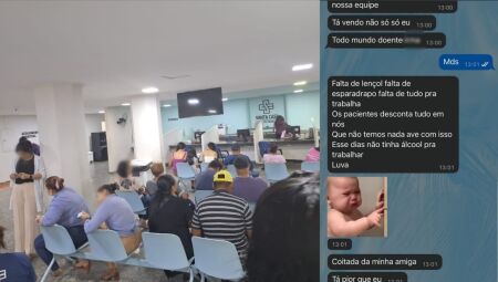 As denúncias estão sendo feitas pelos funcionários da unidade hospitalar 