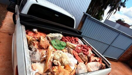 Carnes foram apreendidas e descartadas