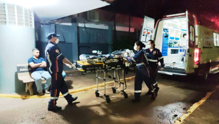 A vítima sofreu um traumatismo craniano durante o acidente