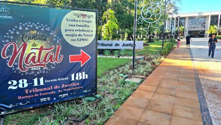 TJMS realiza Cantata de Natal com apresentação aberta ao público