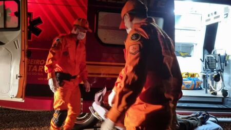 A operação de busca e salvamento durou cerca de uma hora e quinze minutos