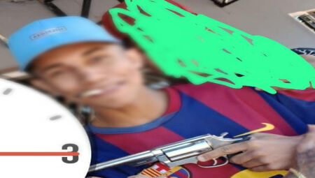 Breno já apareceu com arma em rede social