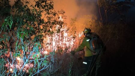 Incêndio começou no dia 24