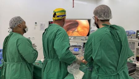 Cirurgia foi realizada pela primeira vez