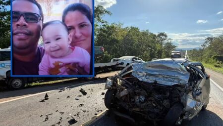 Colisão na BR-070 mata casal e bebê no Mato Grosso