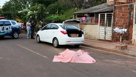 O homicídio aconteceu na tarde de hoje 