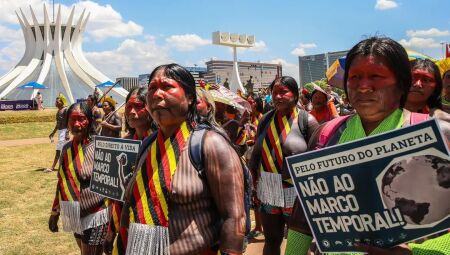 Indígenas não aceitam o marco temporal