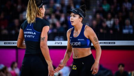 Victoria e Thamela foram superadas por 2 a 0