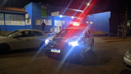 Viatura da PM deixando o CRS Nova Bahia - Ilustrativa