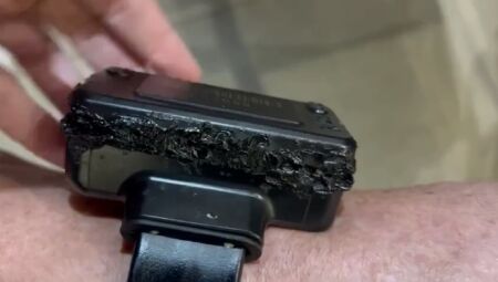 Tornozeleira foi violada