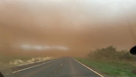Situação deixou motoristas apreensivos na rodovia