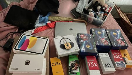 Diversos produtos foram levados