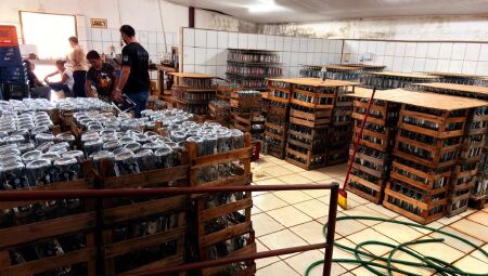 Local com várias bebidas