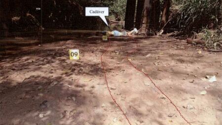 Corpo da vítima - 