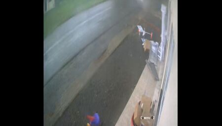 Imagem de câmeras de segurança