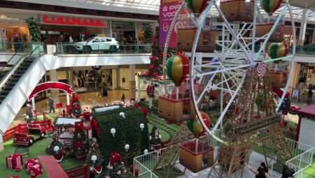 O espaço de mais de 300 m&#xB2; encanta visitantes de todas as idades