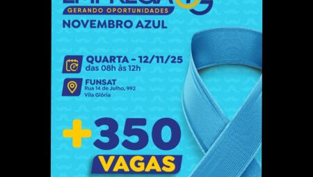 Emprega CG: Edição especial do Novembro Azul oferta mais de 350 vagas de emprego

