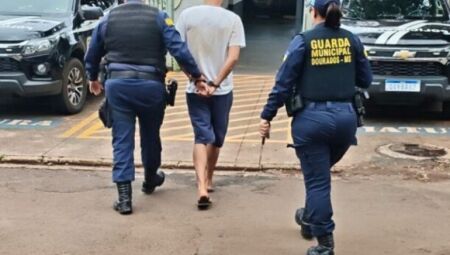 Autor é detido pela Guarda Municipal