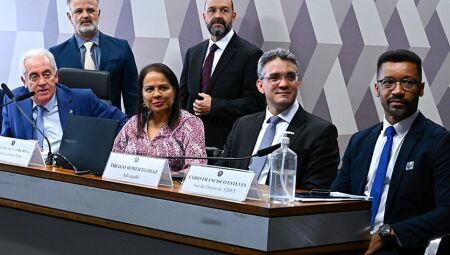 Desembargadora durante sabatina - 