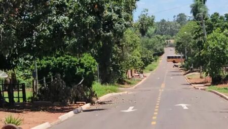 Local onde ataque teria acontecido, em Arapuá
