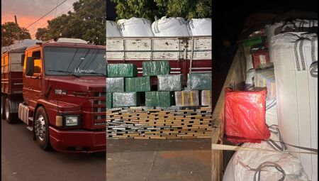 Motorista é preso após ser flagrado transportando maconha em carreta na BR-040